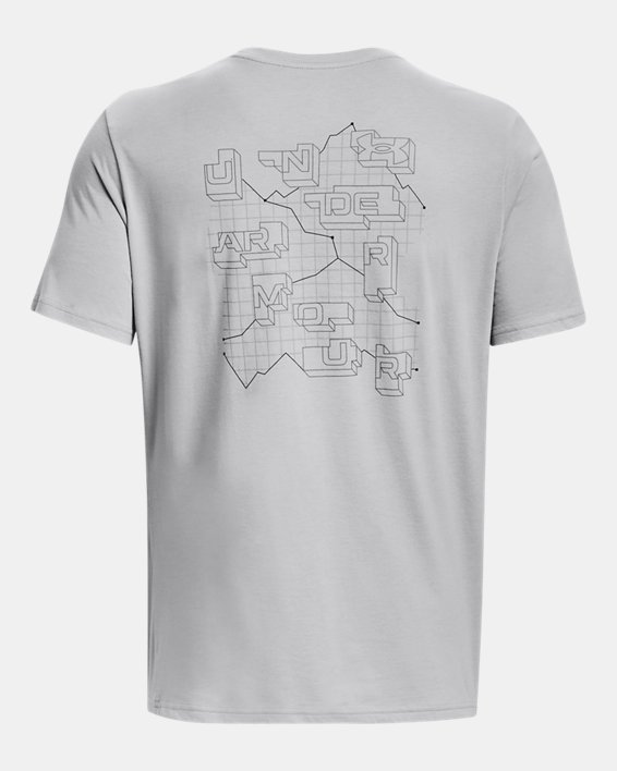 Men's UA Outdoor Trail Short Sleeve in Gray image number 5